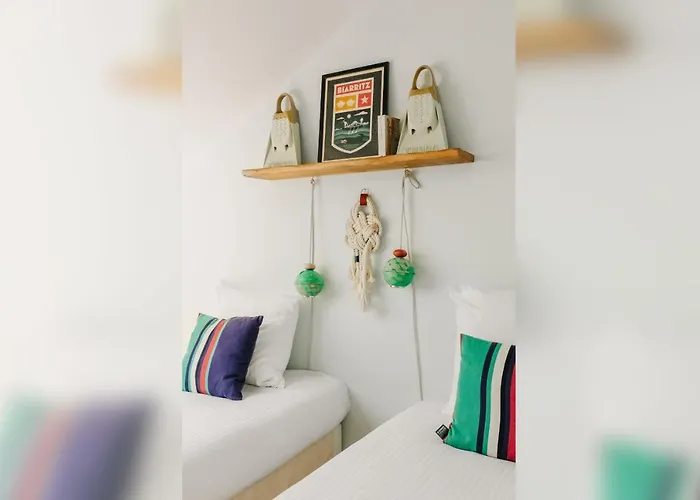 شقة Little Bibi Terrace - Cote Des Basques And Private Garage