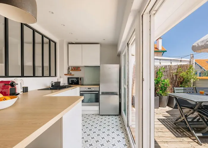 Little Bibi Terrace - Cote Des Basques And Private Garage *