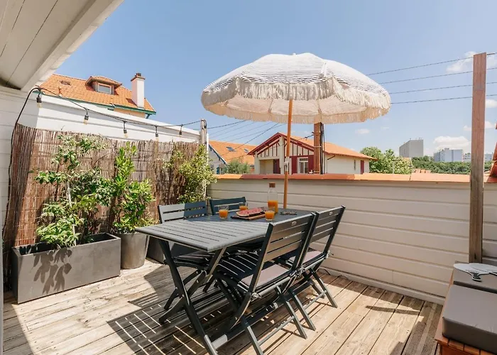 Little Bibi Terrace - Cote Des Basques And Private Garage * Biarritz