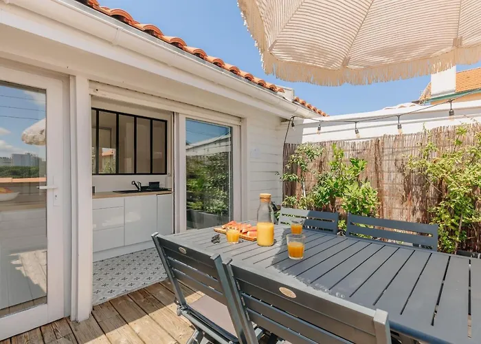 Little Bibi Terrace - Cote Des Basques And Private Garage بياريتز