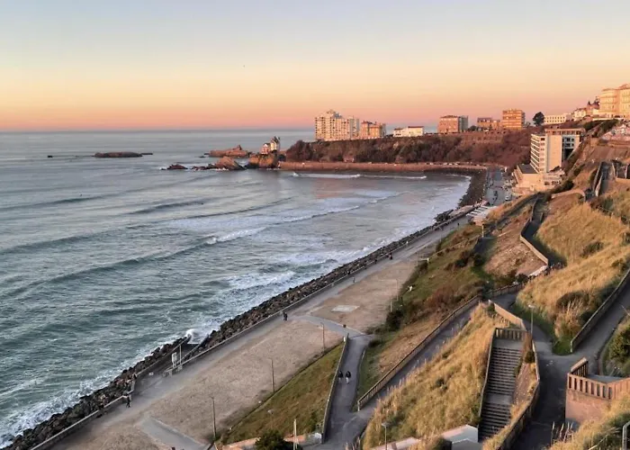 شقة Little Bibi Terrace - Cote Des Basques And Private Garage بياريتز